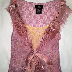 VINTAGE Express/Seven7 Lace Cami